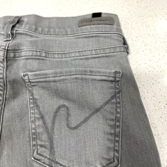 Citizens of Humanity Avedon Gray Low Rise Ultra Skinny Gray Jeans Size 27 - Picture 11 of 15